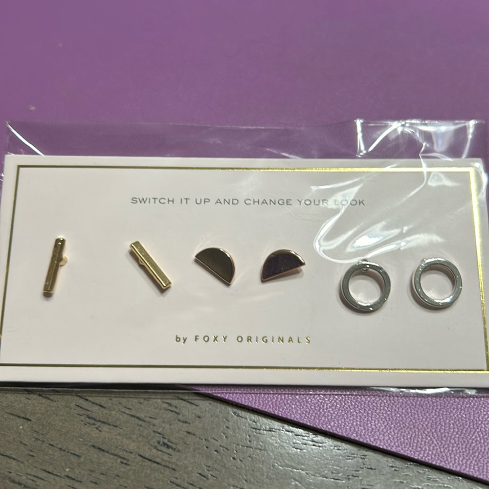 3 pair earrings